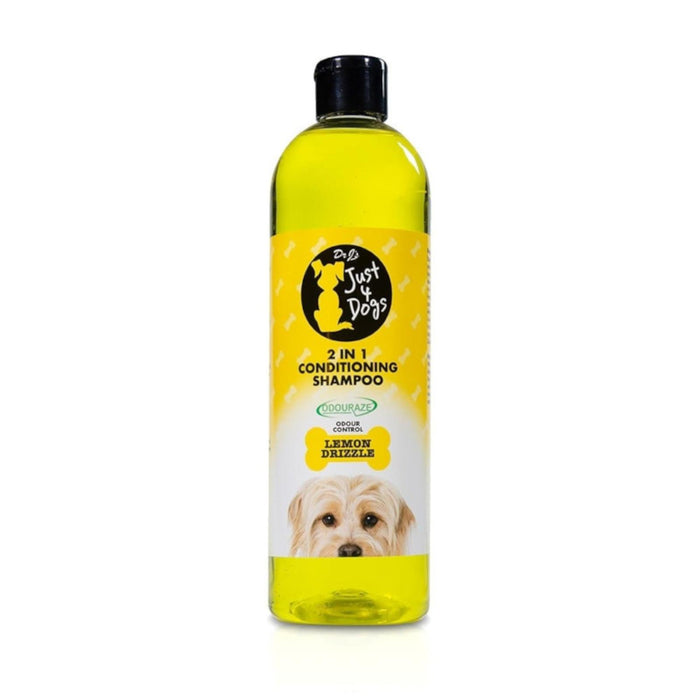 Just 4 Dogs  2 in 1 Conditioning Shampoo Lemon Drizzle 500 ml