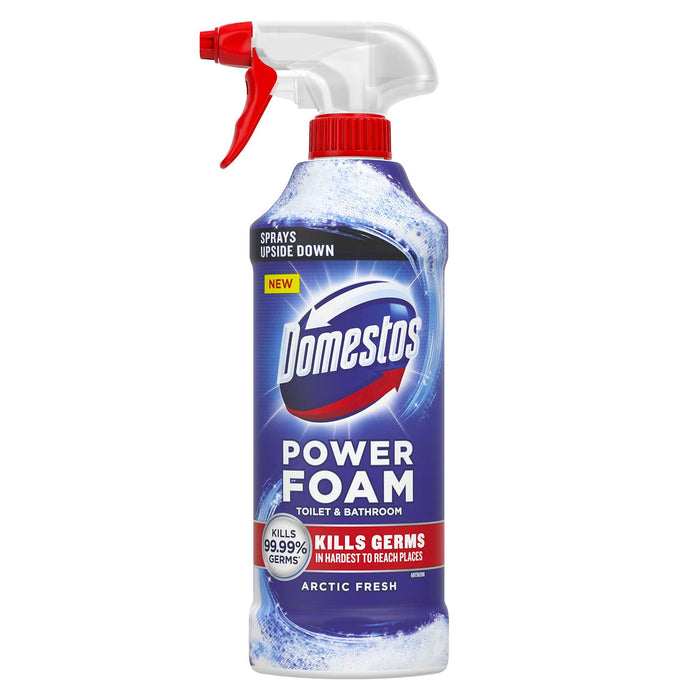 Domestos Power Foam Arctic Fresh Toilet & Bathroom Cleaner Spray 450 ml