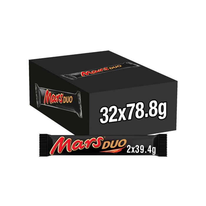 Mars Duo Chocolate Bar 78.8g (Box of 32)