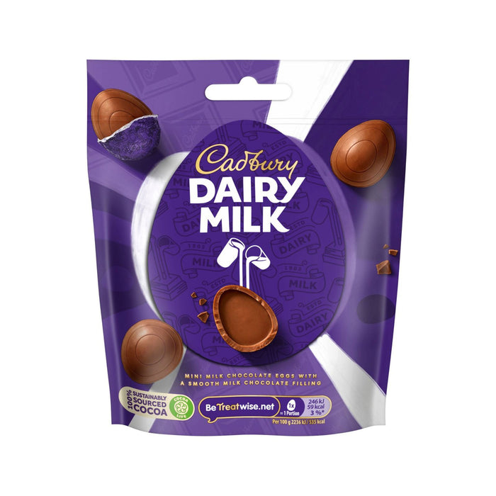 Cadbury Dairy Milk Mini Egg Bag 77 g (Box of 18)