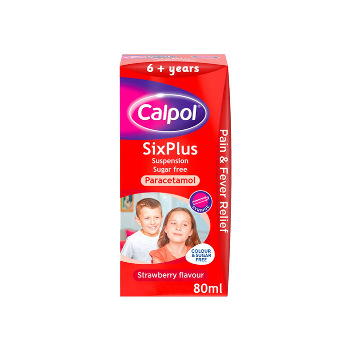 Calpol Six Plus Sugar-Free 80 ml