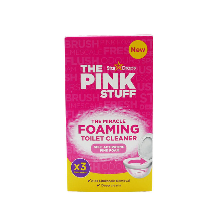 The Pink Stuff Miracle Foaming Toilet Cleaner 3 Packs