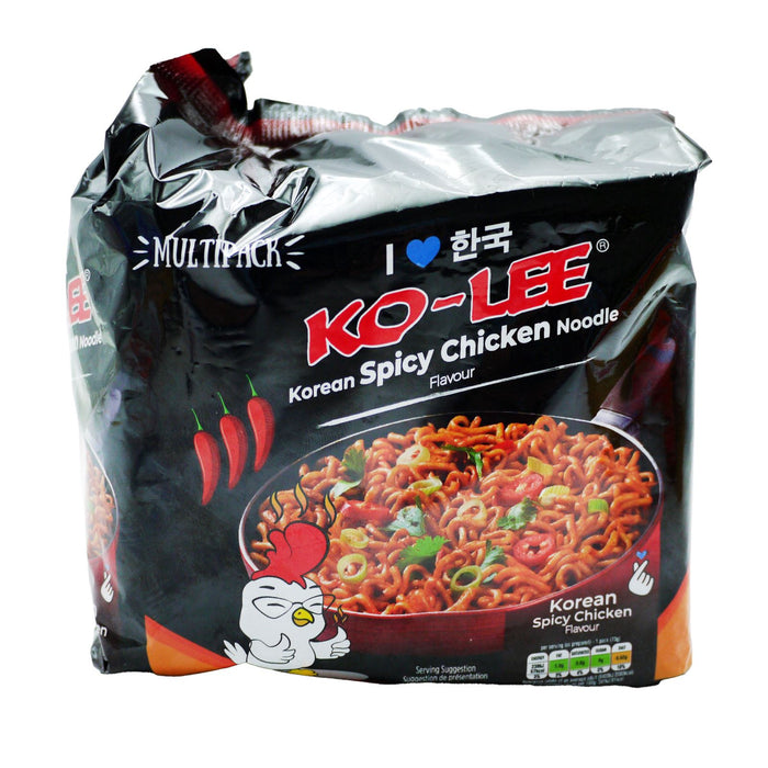 Ko-lee Noodles Korean Spicy Chick 4pk 70 grams