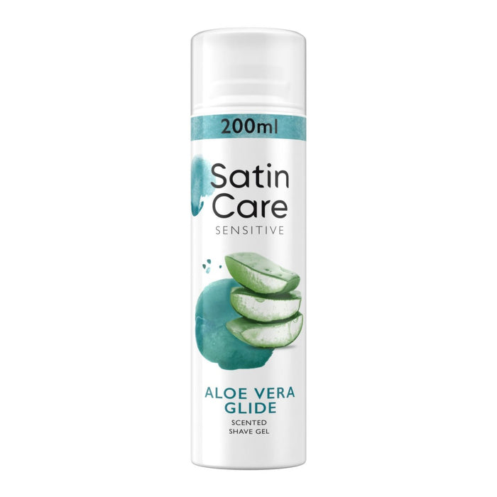 Gillette Satin Care Sensitive Aloe Vera Shave Gel 200ml