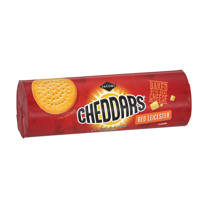 Jacob's Cheddars Red Leicester Flavour 150 g (Box of 12)