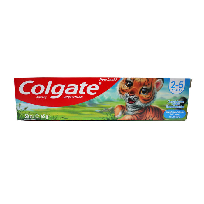 Colgate Toothpaste Kids Bubble Fruit 2-5yrs 50 ml