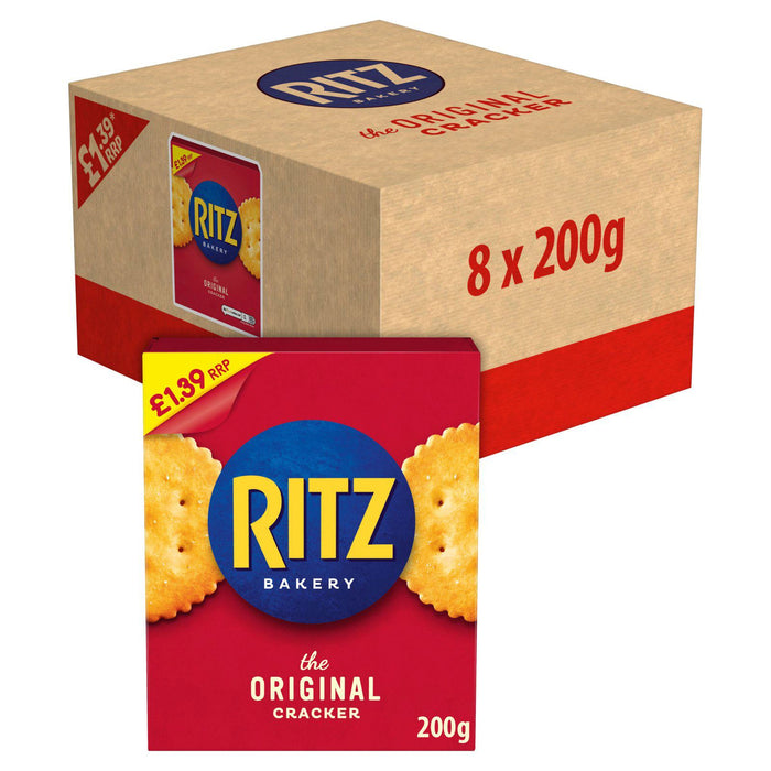 Ritz The Original Snack Cracker 200 grams Pm £1.39 (Box of 8)