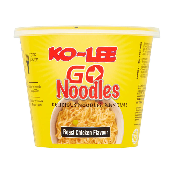 Ko-lee Go Noodles Chicken 65 grams (Box of 6)
