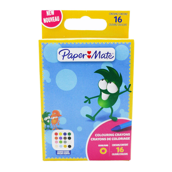 Papermate Wax Crayons  Pack of 16