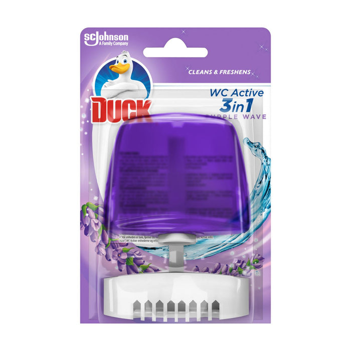 Toilet Duck Rim Block Cage Purple Wave 55 ml