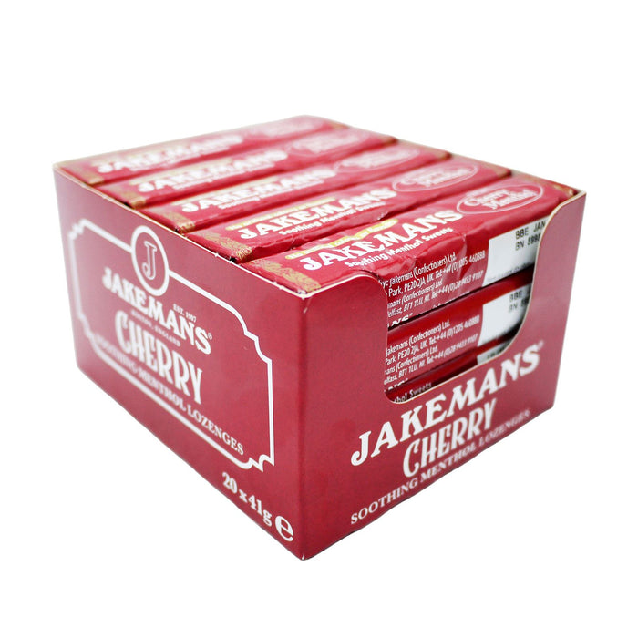 Jakemans Cherry Soothing Menthol Stick Pack  41 g (box of 20)
