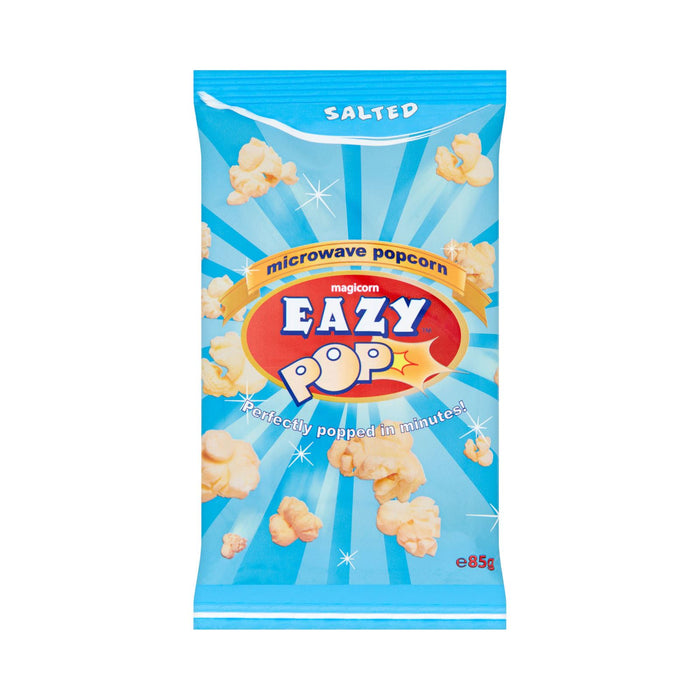 Eazypop Microwave Popcorn Salted 85 grams   (Box 0f 16)