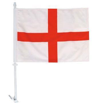 England Car Flags - 2 Pack