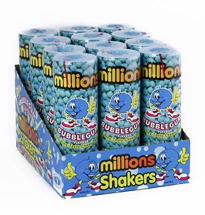 Millions Shakers Bubblegum 90g (Box of 12)