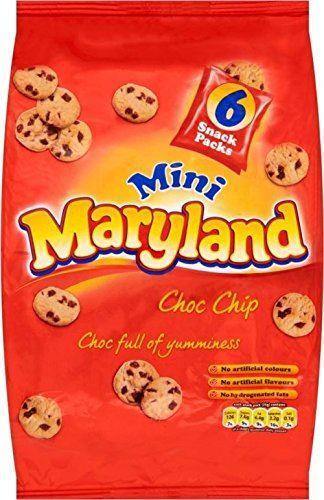 Maryland Mini Chocolate Chip Cookies Mini Bag 138g (8 Packs of 6, Total 48) - myShop.co.uk