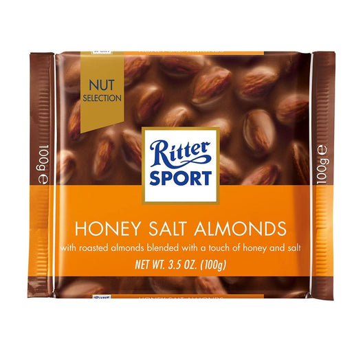 Ritter Sport Honey Salt Almonds 100g (Box of 10) - myShop.co.uk
