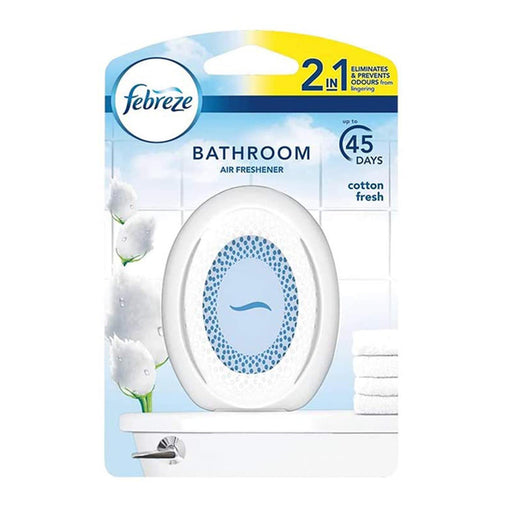 Febreze 2in1 Bathroom/ Small Spaces Air Freshener - Cotton Fresh - myShop.co.uk