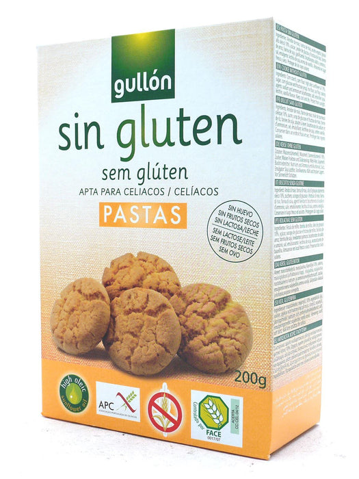 Gullon Gluten Free & Dairy Free Plain Cookies 200g (Box of 12)
