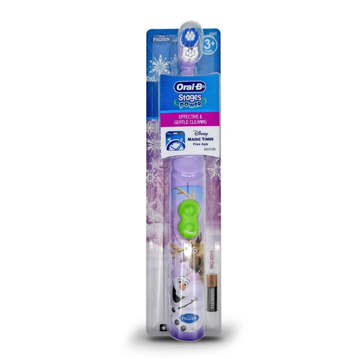 Oral-B Stages Power Kids Disney Frozen Battery Toothbrush With Timer App