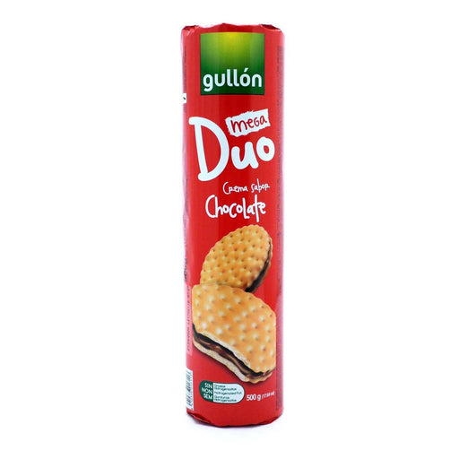 Gullon Mega Duo Chocolate Biscuits 500g (Box of 20) - myShop.co.uk