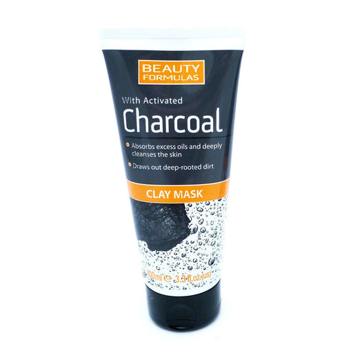 Beauty Formulas Charcoal Clay Face Mask 100ml - myShop.co.uk