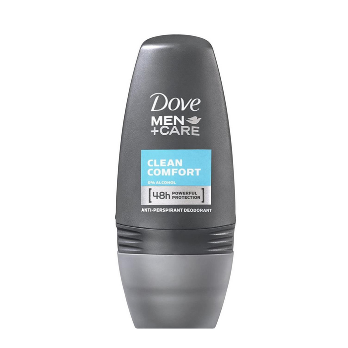 Dove Men Plus Care Clean Comfort Roll On Anti-Perspirant Deodorant 50ml