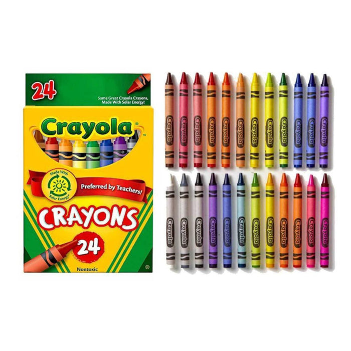 Crayola Wax Nontoxic Crayons Pack of 24