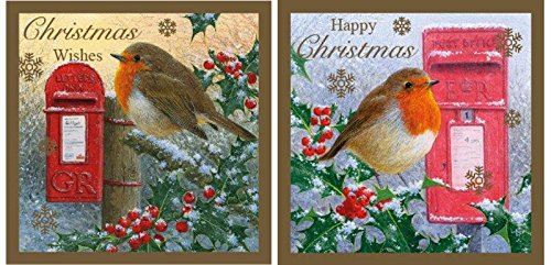 Traditional Christmas Cards - 12 Pack