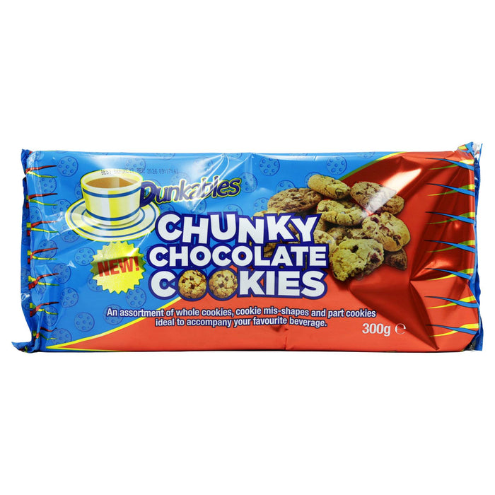 Dunkables Chunky Chocolate Cookies (16 x 300g)