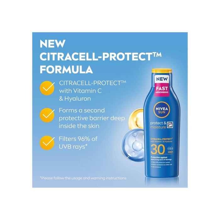 NIVEA SUN Protect & Moisture Sun Lotion SPF 30 200ml