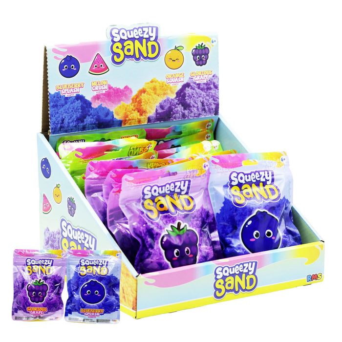 Squeezy Sand Scented Kids Toy Assorted - 4 Scents