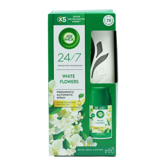 Air Wick Freshmatic Automatic Spray White Flowers (Device, Refill & Battery)