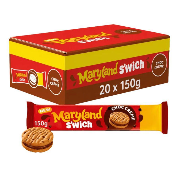 Maryland Cookies Sandwich Choc Creme Biscuits (20 x 150g)