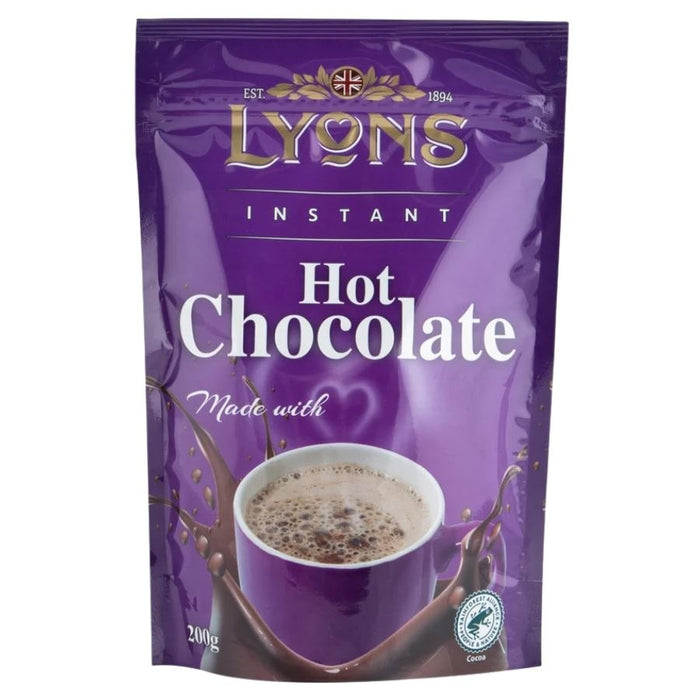 Lyons Instant Hot Chocolate Pouch (10 x 200g)