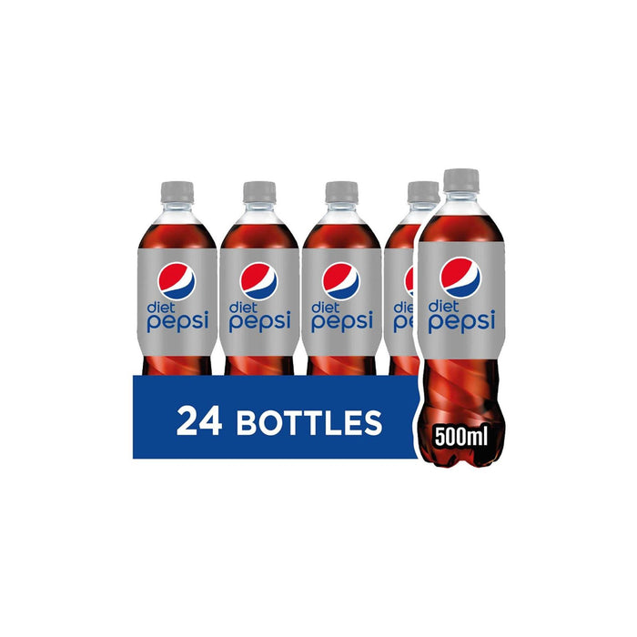 Pepsi Diet Bottle 500 ml (Box of 24)