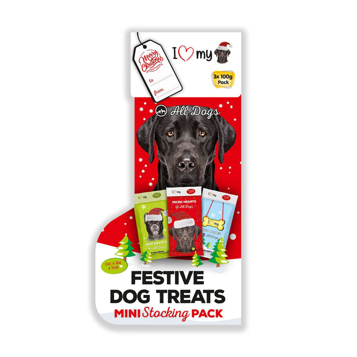 I Love My Pet Xmas Dog Stocking 300g