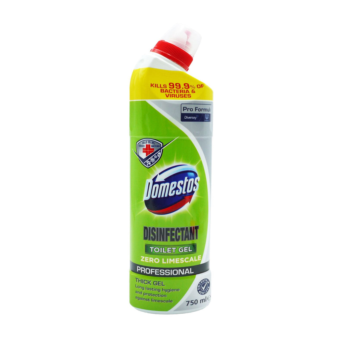 Domestos Toilet Gel Disinfectant Zero Limescale 750 ml —
