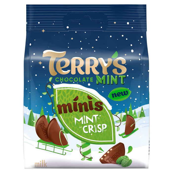 Terry's Chocolate Mint Crisp Minis 80g (Box of 10)