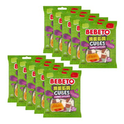 Bebeto Mega Cubes Centre Filled Gummies Gummy Goozies (10 x 130g)