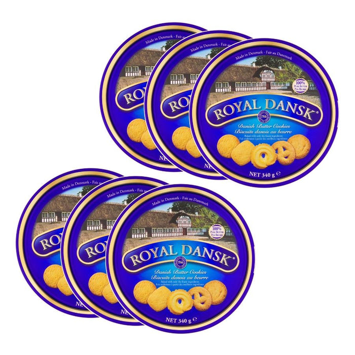 Royal Dansk Danish Butter Cookies (6 x 340g)