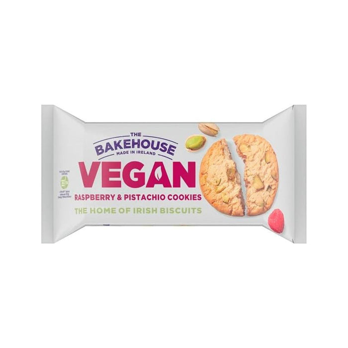 Bakehouse Vegan Biscuits Raspberry & Pistachio  Cookies 220g  (Box of 12)