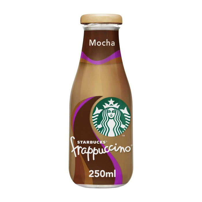 STARBUCKS Frappuccino Mocha Chocolate Flavour Low fat Coffee Drink Bottle 250ml (Box of 8)