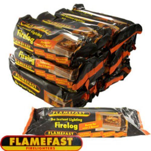 Flamefast Smokeless Instant Lighting,Open Fire, Garden Chimineas 2hrs Burn, 800g (Box of 15) - image 2