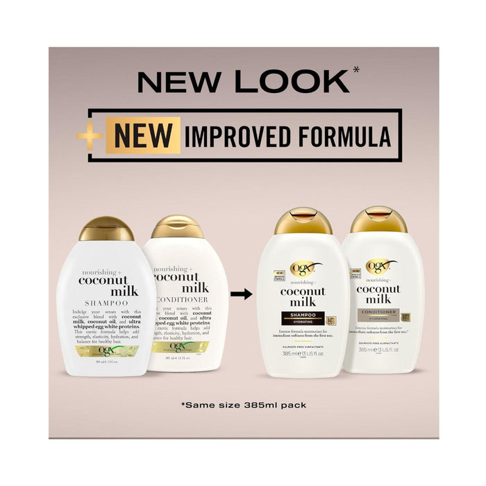 OGX Coconut Milk Nourishing Hair Shampoo 385ml