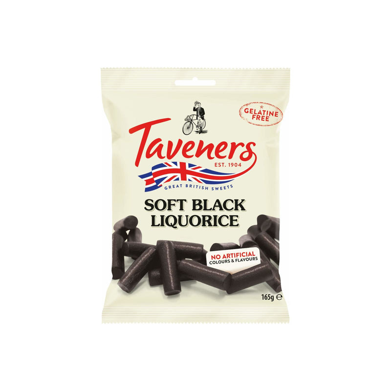 Taverner Black Liquorice 165g (Box of 12)