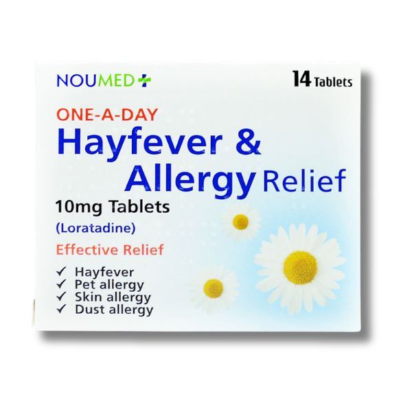 Noumed Hayfever & Allergy Relief 10mg Tablets, 14's