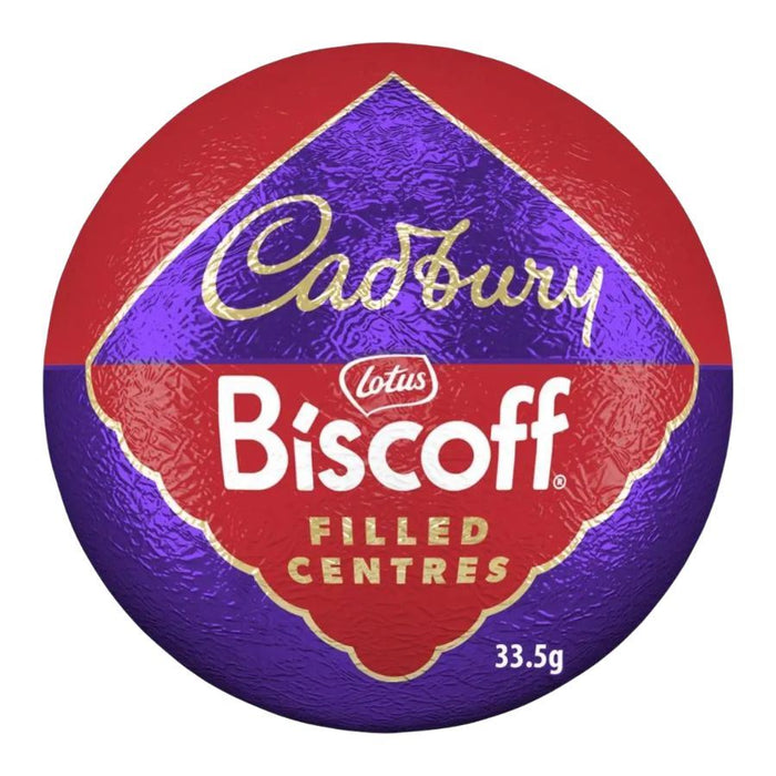 Cadbury Dairy Milk Chocolate Biscoff Bauble Single (48 x 33.5g)