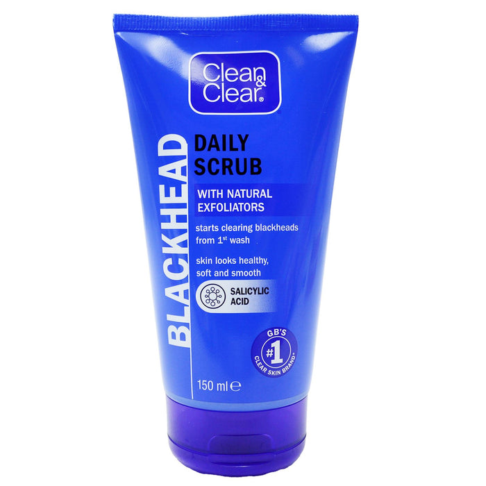 Clean & Clear Blackhead Clearing Daily Scrub, 150 ml