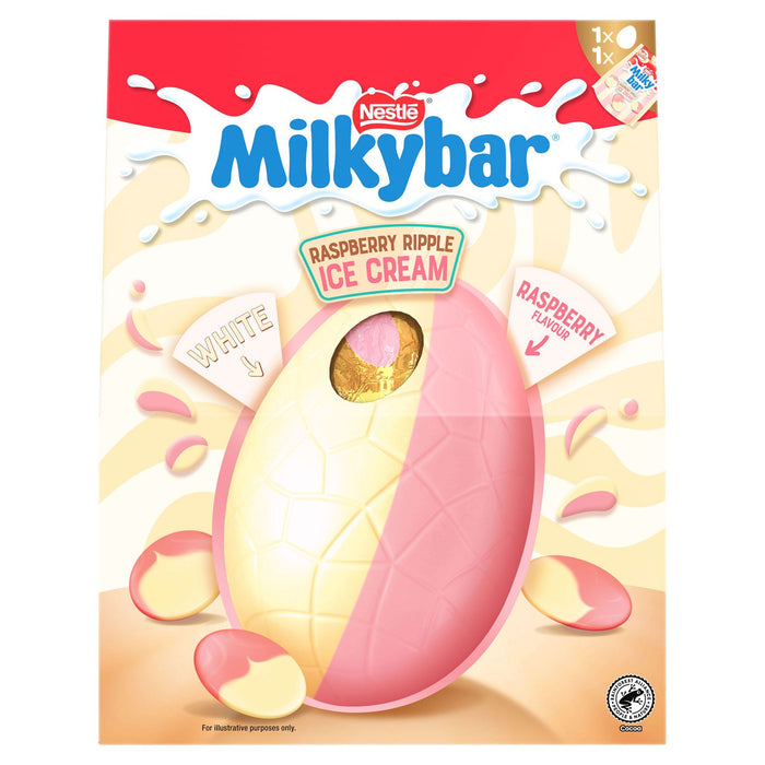 Milkybar Raspberry Ripple Giant Egg 236g.