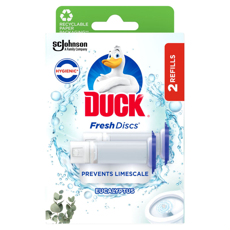 Duck Fresh Discs Toilet Cleaner Eucalyptus Twin Refill (2x36ml)